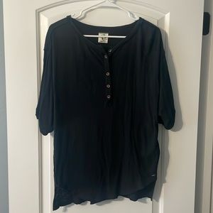 Free People black shirt, size XS.